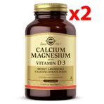 Solgar Calcium Magnesium With Vitamin D3 150 Tablet (2 Adet) - Aromasız