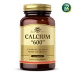 Solgar Calcium Oyster Shell 600 mg, Vitamin D3 İçeren, 60 Tablet, 2 Adet