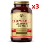 Solgar Chewable Vitamin C 500 mg 3x90 Tablet
