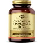 Solgar Chromium Picolinate 90 Kapsül Vegan İçerik ile 200 Mcg Elemental Krom Takviyesi