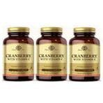 Solgar Cranberry Extract Vitamin C 3x60 Kapsül