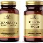 Solgar Cranberry Extract With Vitamin C 60 Kapsül + Solgar Folic Acid 400 Mcg 100 Tablet