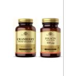 Solgar Cranberry Extract With Vitamin C 60 Kapsül+Solgar Folacin 400 Mcg 100 Tablet