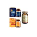 Solgar D3 Vitamini 1000 Iu 100 Kapsül+Nutraxin B Vitamin Complex 60 Tablet+C Vitamini 1000 Mg 30 Tablet