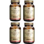 Solgar D3 Vitamini 1000 Iu 100 Yumuşak Kapsül X4 Adet