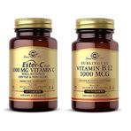 Solgar Ester-C Plus 1000 mg 30 Tablet + Solgar Vitamin B12 1000 mcg 100 Tablet