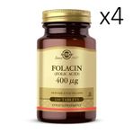 Solgar Folacin Folic Acid 400 mcg 4x100 Tablet
