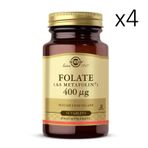 Solgar Folate Metafolin 400 mcg 4x50 Tablet