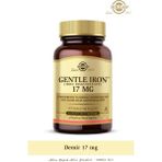 Solgar Gentle Iron 17 Mg 90 V-Kapsül Amerika Menşeli Vegan Dostu Demir Takviyesi - Aromasız