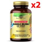 Solgar Ginkgo Biloba Leaf Extract 2x60 Kapsül