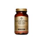 Solgar L-Carnitine 500 mg Serbest Form, 60 Tablet, Vegan