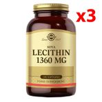 Solgar Lecithin 1360 mg 3x100 Kapsül