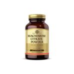 Solgar Magnesium Citrate Powder, Magnezyum Sitrat Tozu, Kas Fonksiyonu ve Elektrolit Dengesi Desteği, Toz Form, 108g, Vegan