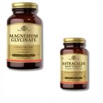 Solgar Magnesium Glycinate 60 Kapsül+Solgar Astragalus Root Extract 60 Kapsül