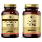 Solgar Omega 3 700 mg 60 Kapsül Balık Yağı + Coenzyme Q-10 100 mg 60 Kapsül