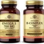 Solgar Omega 3 700 mg 60 Kapsül + Solgar Vitamin B Complex 50 50 Kapsül