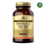 Solgar Omega-3 950 mg 10x50 Kapsül