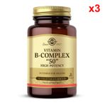 Solgar Vitamin B-Complex 50 3x50 Kapsül