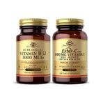 Solgar Vitamin B12 1000 Mcg 100 Kapsül Solgar Ester-C Plus 1000 M