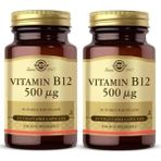 Solgar Vitamin B12 500 Mcg 50 Kapsül 2 Adet - Aromasız