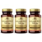 Solgar Vitamin B12 500 Mcg 50 Kapsül 3 Adet - Aromasız