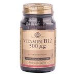 Solgar Vitamin B12 500 Mg 50 Kapsül Vegan İçerikli Besin Takviyesi - --