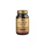 Solgar Vitamin D3 1000 Iu 100 Kapsül -(Miad:11/2024)
