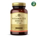Solgar Vitamin D3 1000 Iu 100 Softjel 2'Li Avantajlı Paket