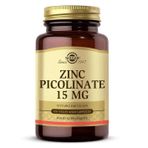 Solgar Zinc Picolinate 15 Mg 100 Bitkisel Kapsül Vegan