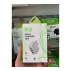 SOLGUN RİO 18W 3 ÇOKLU USB GİRİŞLİ ŞARJ ADAPTÖRÜ BÜTÜN USB GİRİŞLERİ İLE UYUMLU