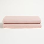 Solıd 300 Tc Tek Kişilik Pamuk Saten%100 Pamuk Saten Lastikli Çarşaf 100x200 Cm Pembe