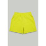 Solid Pamuklu Cepli Erkek Çocuk Şort - 9 - 10 Yaş - Lime