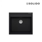 Solido Aragonit SH-49 Metallic Black Granit Eviye