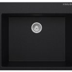Solido Rodonit FN-60 Metallic Black Granit Eviye