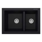 Solido Tetragon 2B 65 Metallic Black Granit Eviye