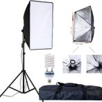 Soligor 50X70 Tek Duylu Softbox Sürekli Işık Seti 85W Ampullü
