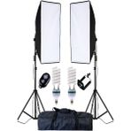 Soligor Softbox 50x70 cm Stüdyo Çekimleri İçin Sürekli Işık Seti
