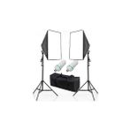 Soligor Video ve Fotoğraf 2li Softbox Seti Lambalı Set