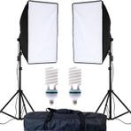 Soligor Youtube Video Ve Fotoğraf 2Li Softbox Seti Lambalı Set