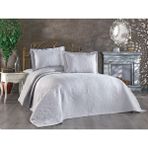 Solinas Collection Soldi Rose Gri Çift Kişilik Yatak Örtüsü - 250 x 260 cm