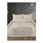 Solinas Collection Valentina Krem -gold Simli Çeyizlik Çift Kişilik Yatak Örtüsü