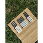 Solingen 12 Parça Beyaz Set 6 Meyve Bıçağı+3 Sebze Bıçağı+3 Ava Bıçak
