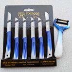 Solingen 7 Parça Set > 6 Tırtıklı Bıçak + 1 Dik Soyacak