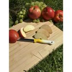 Solingen Ebruli Sarı Tırtıklı Meyve Bıçağı – 18,5 Cm, Paslanmaz Alman Çeliği, Ergonomik Sap (Tekli)