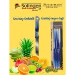Solingen Messermann Germany Sefertech | Bıçak Seti - Solingen | 6'lı Tek Renk Takım Sebze Meyve Bıçağı - Beyaz - Mavi