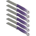 Solingen Meyve Bıçağı Tırtıklı 6'lı Set ( Mor )