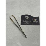 Solingen Profesyonel Gold-Bronz Açılı Cımbız 9 cm İnce Tüyler İçin Uygun Kullanım