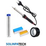 Solinpatech 60W Profesyonel Yüksek Sıcaklığa Dayanıklı Resistörlü Kalem Havya Pasta Lehim Bant