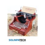 SolinpaTech Nostaljik Tasarım Daktilo Hareketli Müzik Kutusu