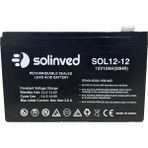 Solinved 12V 12AH Kuru Tip Akü Derin Deşarja Dayanıklı Uzun Süreli Güç Kaynağı Çözümü